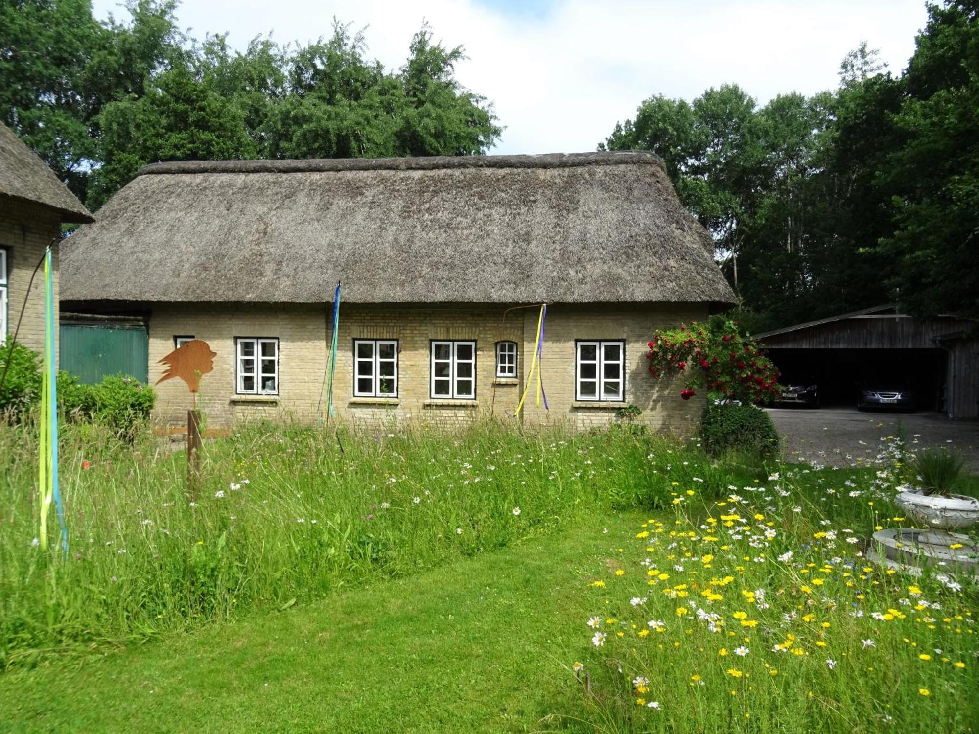 Kleines Reethaus Johannsen - Mit Geschmackvoller Einrichtung Und Tollem Garten Silberstedt Exteriör bild